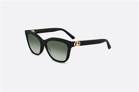 dior montaigne 16 black crystal|30Montaigne Mini BI Black Butterfly Sunglasses .